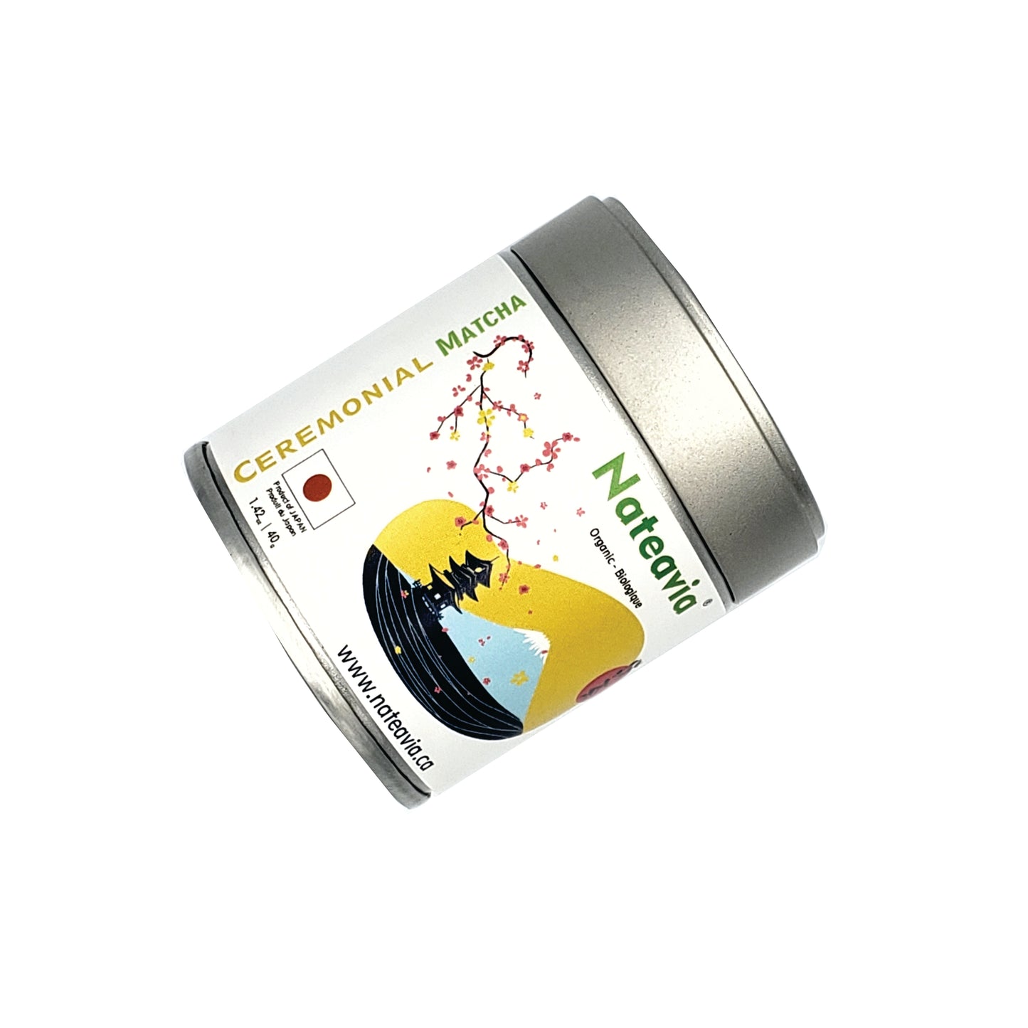 Organic Japanese MATCHA Powder, Okumidori cultivar, CEREMONIAL Grade, Unsweetened Easy Brewing Matcha, Authentic Japanese Origin from Uji-Kyoto, 40g