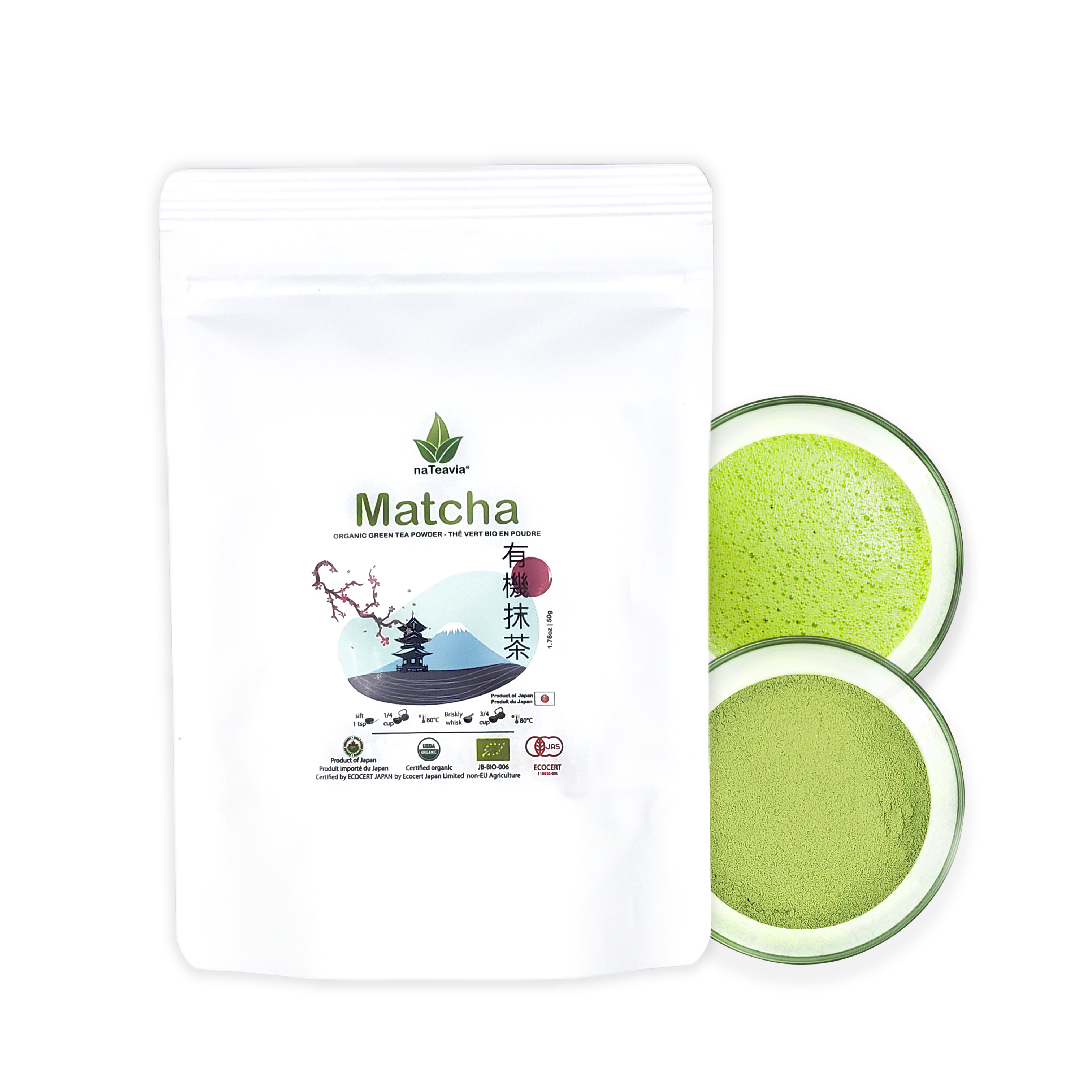 Organic Japanese Matcha Powder – Café Grade, Finely Ground, Smooth & U ...