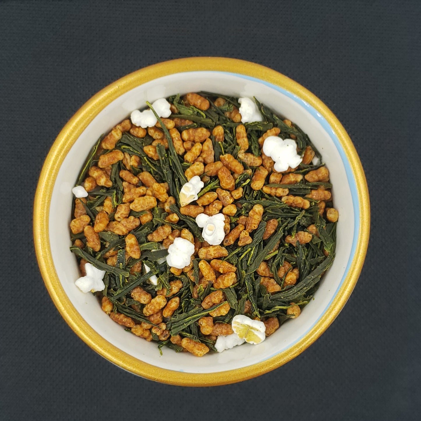 Nateavia Genmaicha, Organic Japanese sencha and toasted brown rice, Yabukita cultivar, Light taste, Authentic Japanese Origin, 80g